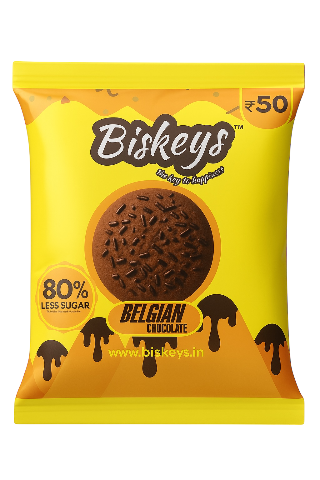 Biskeys Belgian Chocolate 85gm